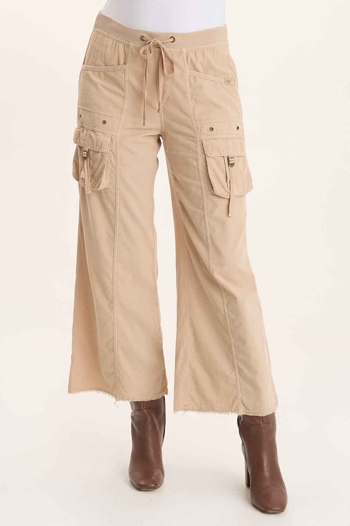 Heta Wide-Leg Corduroy Cargo Pant Park Avenue - XCVI