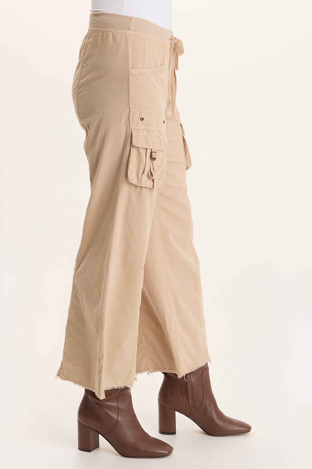 Heta Wide-Leg Corduroy Cargo Pant Park Avenue - XCVI