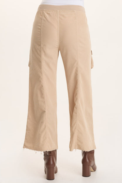 Heta Wide-Leg Corduroy Cargo Pant Park Avenue - XCVI