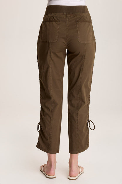 Otish Slim Poplin Crop Westgate Pigment - XCVI
