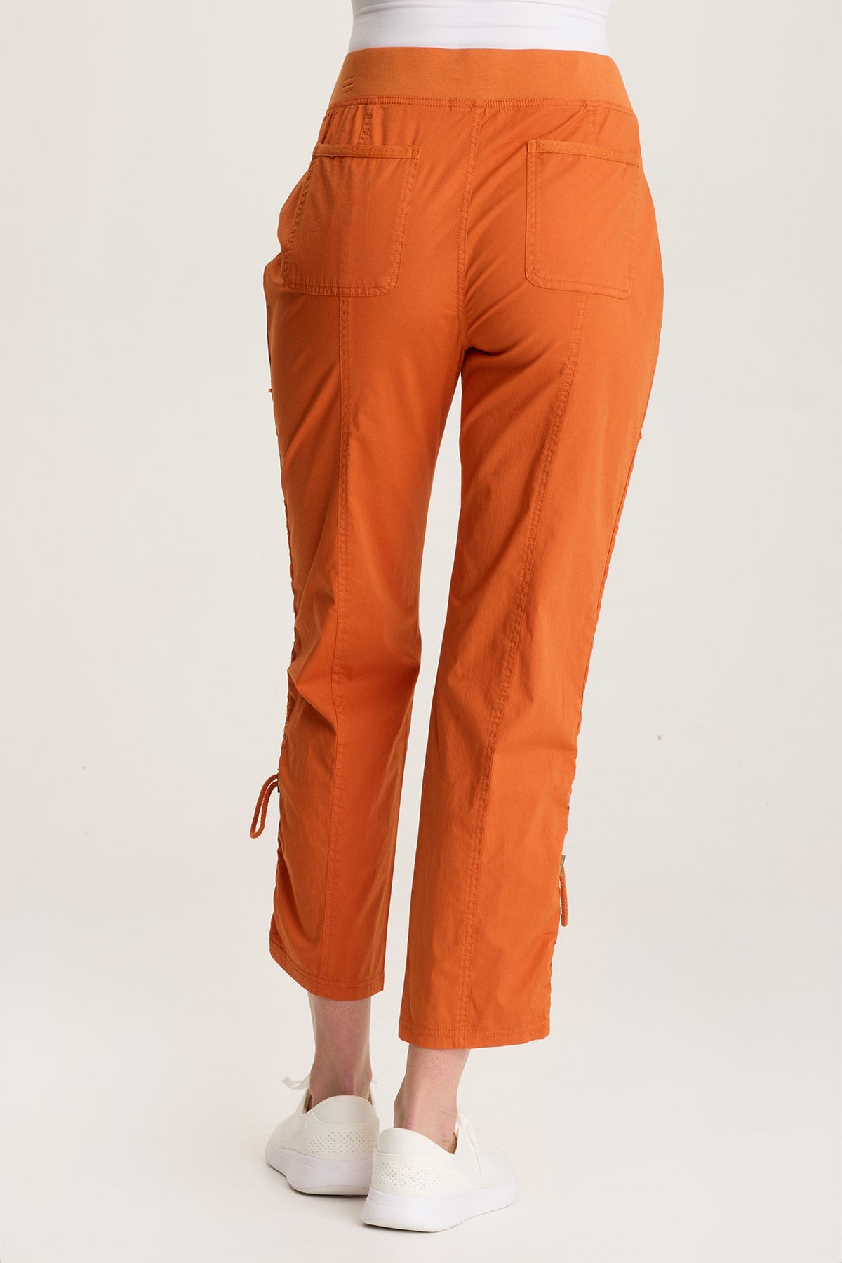 Otish Slim Poplin Crop Oriole - XCVI